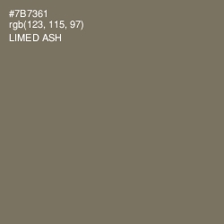 #7B7361 - Limed Ash Color Image